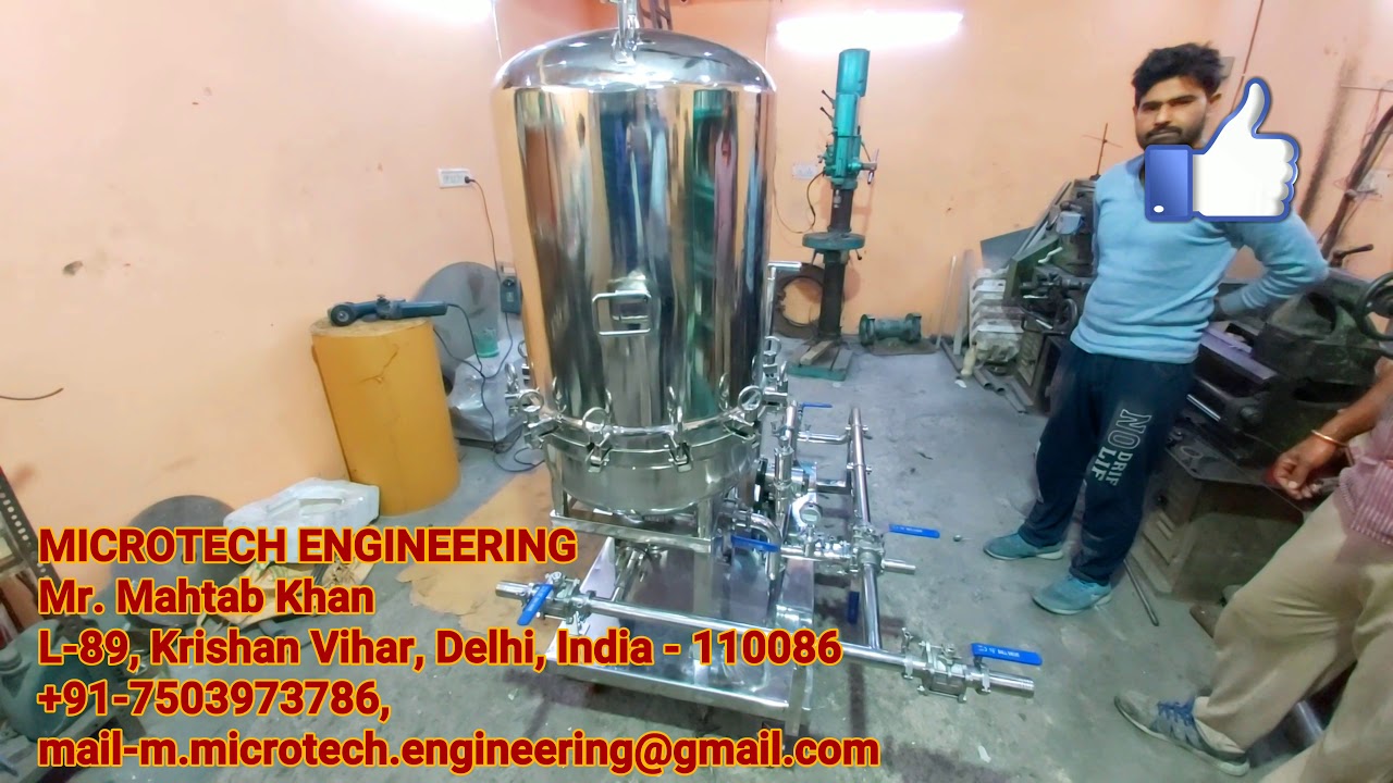 Zero hold up filter Zero hold up filter