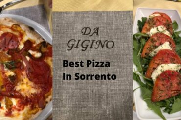 Eating Pizza In Sorrento At Pizzeria Trattoria da Gigino