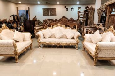 #146 Royal Antique Gold Sofa Set | Luxury Furniture Designs @ Aarsun