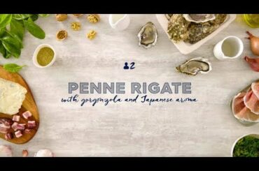Pasta World Championship 2019 winner recipe - Penne with gorgonzola and Japanese aroma