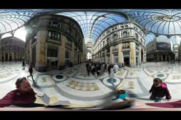 Galleria Umberto in 360, Naples Italy