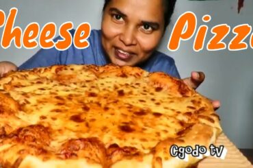 Chesse Pizza With Extra Cheese Mukbang // 먹방 //Eating Show