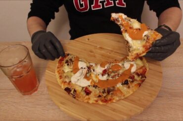 +++Best German Döner Pizza Eating ASMR+++