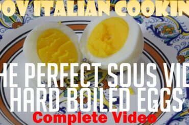 Make Perfect Hard-Boiled Eggs using a Sous Vide: POV Italian Cooking Special Episode