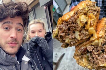 The BEST Cheesesteak in New York City!? | Food Blog | DEVOUR POWER