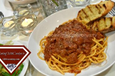 Slow Cooker Italian Sausage Ragu with Bucatini Pasta Recipe |Easy Date Night Dinner for Two