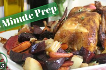 ROASTED BEETS, CARROTS & SWEET POTATOES