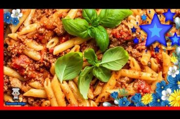 Delicious! Italian ragu pasta - easy penne bolognese recipe to make penne pasta with ragu sauce!