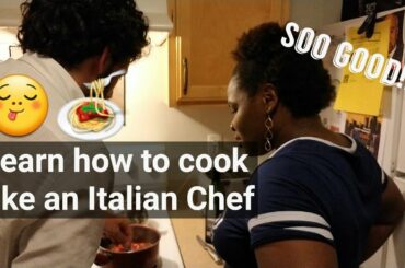 Episode 7 Week 7 -  Our Airbnb Guest Pietro Gives A Master Class On A Popular Italian Dish!