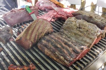 Great Italian Street Food. Grilled Meat and Sausages, Cheese, Ham, Pasta, Piadina and More