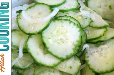 How to Make Cucumber Salad | Hilah Cooking