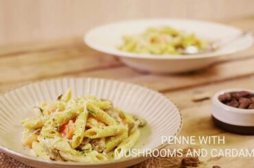 Penne with Mushrooms & Cardamom | Easy Pasta Recipe | Ranveer Brar