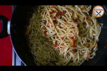 Tasty Spaghetti Recipe - Chicken Vegetable Spaghetti - Homemade Spaghetti Recipe - By Flavours