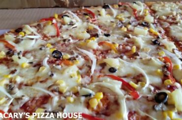 Assembling the First Giant Pizza in Ilocos Sur