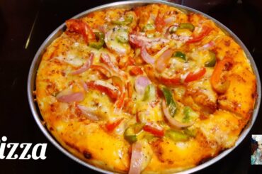Quick and easy Sauce pan pizza | Homemade tasty Pizza