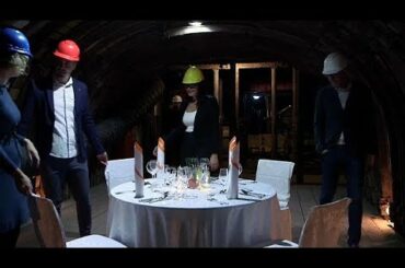 Watch: Mine and dine your date for €475 a head in Slovenia