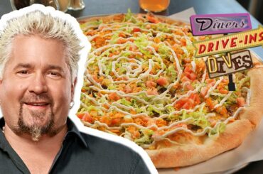 Dirty Taco Pizza on #DDD with Guy Fieri | Food Network