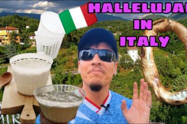 🇮🇹 TRYING ITALIAN CUMIN DONUT WITH FRESH RICOTTA AT ITALIAN STREET MARKET 🇮🇹