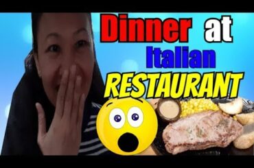 DInner At Italian Restaurant