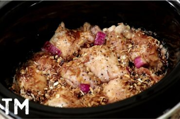 EASY Slow Cooker Onion Chicken Recipe