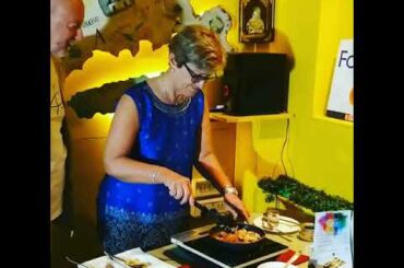 Indo-Italian dish prepared by my Italian friend currated by chef pradip rozario