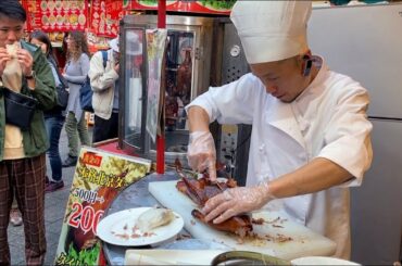 Japanese Street Food - Peking Duck in Kobe Chinatown