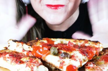 ASMR ITA FOCACCIA BARESE (EATING SOUNDS) ITALIAN MUKBANG no talking