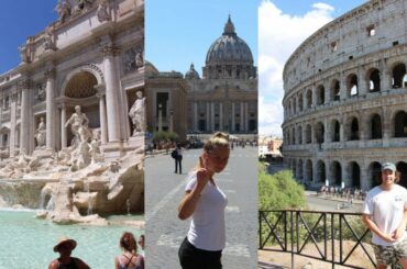 Eating Italian Cuisine & Making Wishes In The Trevi Fountain | Exploring Rome | Europe Trip 2017