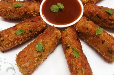 आलू और ब्रेड से बनाये क्रिस्पी और आसान नाश्ता || BREAD ROLL/Aloo Cutlet - Indian Snacks/Nasta Recipe