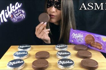 ASMR MILKA CHOCOLATE COVERED WAFER MUKBANG (Crunchy Eating Sounds) Whisper
