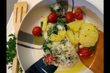 The EASIEST Italian fish dish - Baked Cod w/ Potatoes, Tomatoes & Pecorino - Marco's Global Kitchen