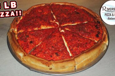 8lb Chicago-Style Stuffed Meat Lovers Pizza Challenge!!