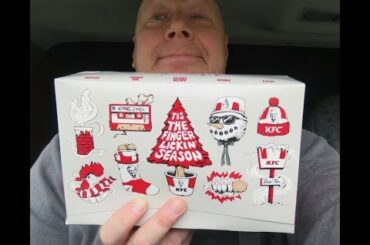 KFC Festive Burger Box Meal Food Review