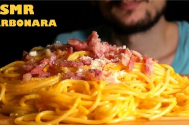 MUKBANG ITA - SPAGHETTI CARBONARA EATING SHOW  ITA PASTA ITALIANA *ASMR NO TALKING 먹방 CIBO