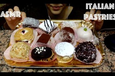 Italian pastries | ASMR | NO TALKING | Eating sounds | VeliaEats