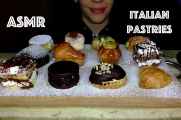 Italian pastries | ASMR | NO TALKING | Soft and crunchy eating sounds | VeliaEats