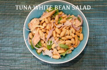 Easy Tuna White Bean Salad Recipe - tuna cannellini - italian white bean salad