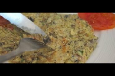 Italian Fried Chicken Breast & Mushroom Cream Sauce in 5 mins speed cooking recipe