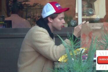 Patrick Schwarzenegger joins a friend for lunch in Beverly Hills