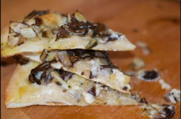 Pizza Radicchio and Gorgonzola Recipe - How to Cook Real Italian Food from my Italian Kitchen