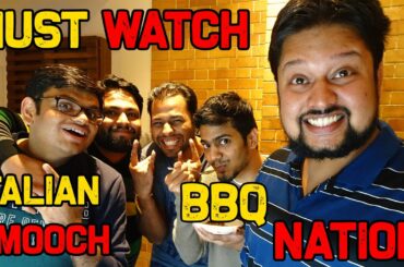 Italian Sm**ch in BBQ nation with 4 others 🤣🤣🤣 Barbeque Nation
