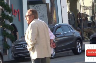 Joaquim de Almeida heads to lunch in Beverly Hills