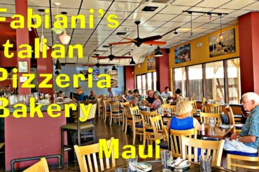 Fabiani's Italian Pizzeria Bakery Kihei Maui. Outstanding Italian Food