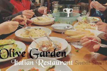 Olive Garden Italian Restaurant review 올리브 가든 ⭐️⭐️⭐️ [Sweet Seattle]