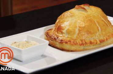 How To Cook A Russian Salmon Coulibiac | MasterChef Canada | MasterChef World