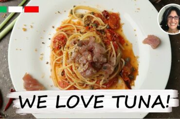 Pasta with Tomato and Fresh Tuna Recipe in 5 Easy Steps