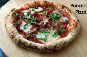 Cooking a Pancetta Pizza using Ooni Koda Pizza Oven | 24 hr Pizza Dough Room Proof