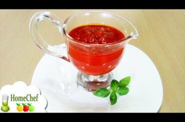 Super tasty!  Homemade tomato sauce, easy Italian tomato sauce recipe to make tomato sauce for pasta