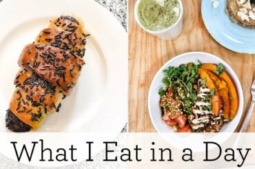 WHAT I EAT IN A DAY (VEGAN) ‣‣ croissants, matcha + more