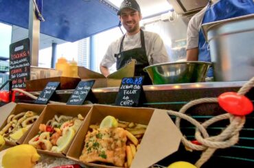 Fried Fish and Seafood the Sicily Way. Italian Street Food, London